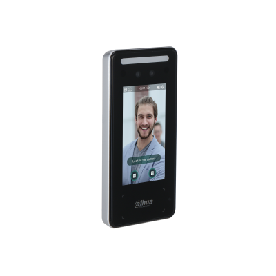 Dahua* FACT Access Control Terminal With 4.3" LCD Screen, Supports Face / Card / Password Unlock, 6,000 User Library, 150,000 Record History, 1 x Wiegand / 1 x Exit Button / 1 x Door Status / 1 x Lock Control