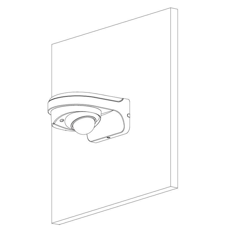 VIP Vision 4MP IP Professional AI Series IR Wedge Dome, Low Light, 2.8mm Lens, 120dB WDR, 50m IR, POE or 12VDC, IP67, IK10, MicroSD, Built-In Mic (Wall Mount: VSBKTB204W, Junction Box: VSBKTA139)