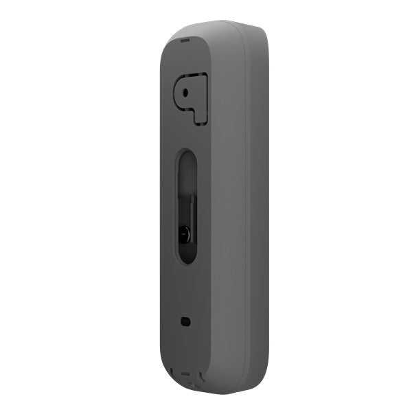 Ajax 4MP **GREY** WiFi Video Doorbell With AI Object Recognition, 6m IR, 155° View Angle, 12-24VDC Or 16-24VAC, 2.4GHz WiFi Connectivity, IP54, 145H × 47W × 34D mm