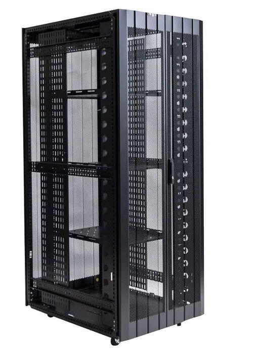 Certech 45RU 800 (W) x 800 (D) Benchmark Series Server Rack With 3 x Fixed Shelves, 4 x Fans, 1 x 6 Outlet Horizontal PDU, 25 x Cage Nuts, 4 x Castor Wheels & 4 x Levelling Feet