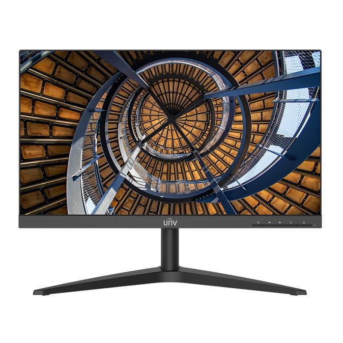 Uniview 22'' 1080P LED Monitor - HDMI, VGA, 12VDC (Cable Connectors From Bottom And Compatible With SECCAB Enclosure)