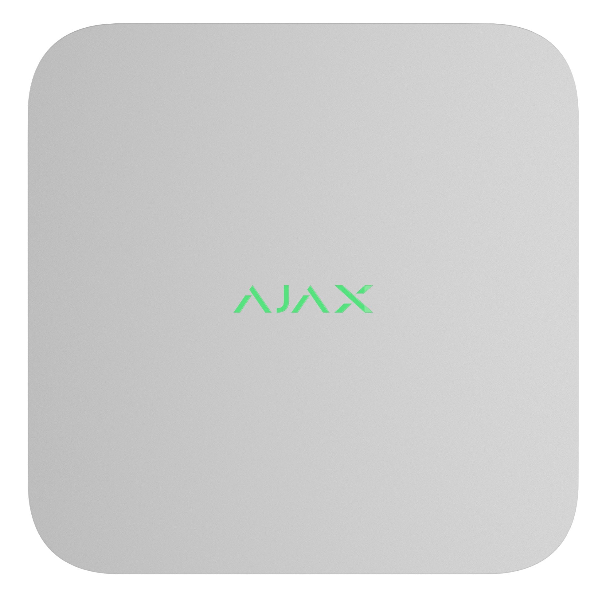 Ajax 8 Channel NVR WHITE, 100MB, 1 x HDD, 1 x 100M NIC, 1RU **NO POE / VGA / HDMI OR HDD INSTALLED**