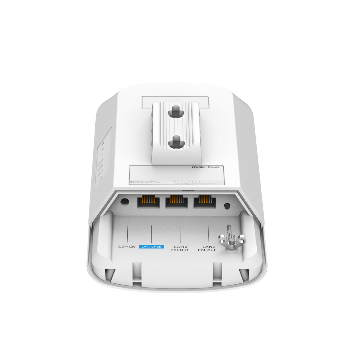 Ruijie Reyee Wireless Bridge, 5Ghz, 2x PoE Output, Up To 3km Range, IP54 Rating, Supports 12VDC, Passive PoE & 802.3af/at Power Source