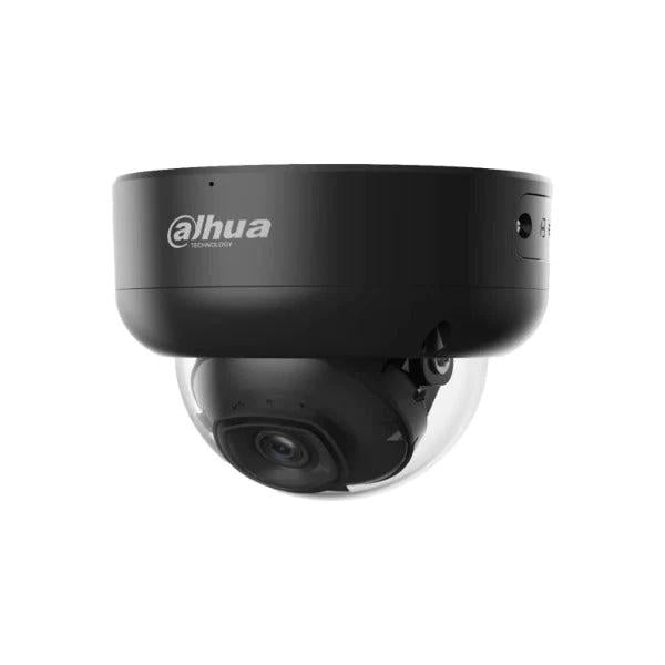 Dahua 6MP IP WizSense AI Series IR Vandal Dome Camera, SMD 4.0, Quick Pick, AI SSA, Perimeter, Starlight, 2.8mm, 120 dB WDR, 50m IR, POE / 12VDC, IP67, IK10, MicroSD, Built-in Mic **BLACK** (Wall Mount: PFB203W, Junction Box: PFA136)