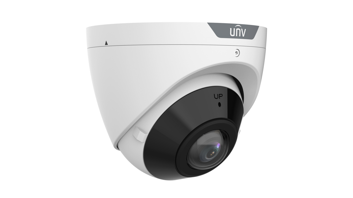 Uniview 8MP IP Prime Deep Learning AI Series 180 Degree Vandal Wide Angle Panoramic IR Turret, OmniView, Perimeter, LightHunter, 2.8mm, 120dB WDR, 20m IR, Built-in Mic, POE or 12VDC, IP67, IK10 (Wall Mount: TR-WM03-D-IN, Junction Box: TR-JB03-G-IN)
