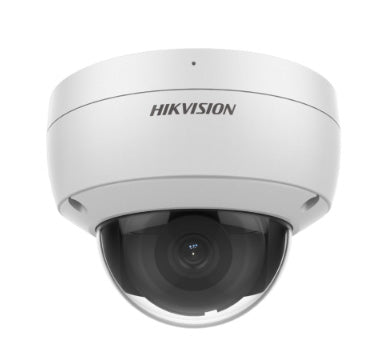 Hikvision 8MP IP Pro Series IR Vandal Dome Camera, DarkFighter, AcuSense, Perimeter, Face Capture, 2.8mm, 120dB WDR, 30m IR, POE / 12VDC, IP67, IK10, MicroSD (Wall Mount: DS-1272ZJ-120B , Junction Box: DS-1280ZJ-DM46)