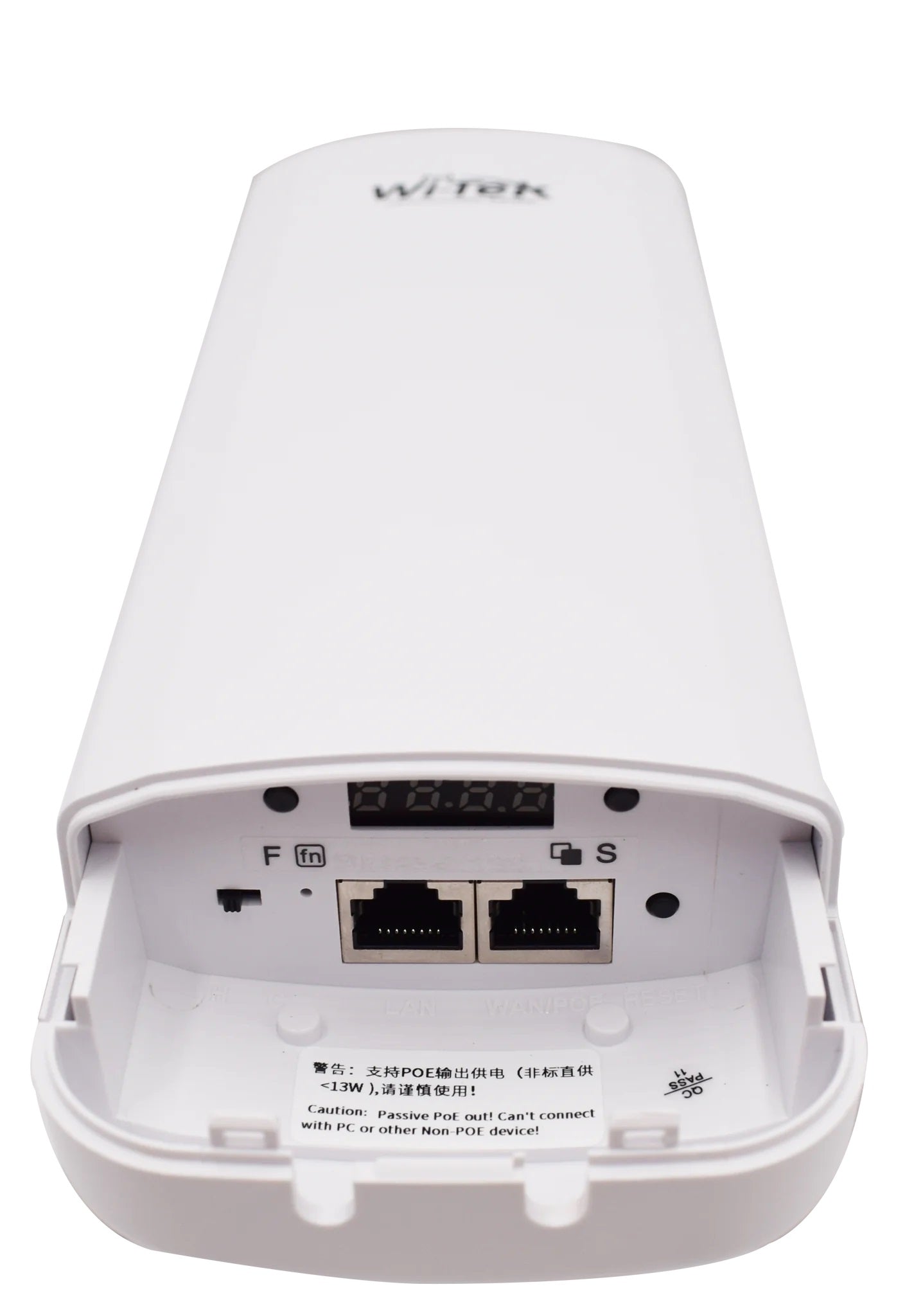 Wi-Tek External Wireless Bridge Kit, 100Mbps, 5GHz, 2 x 48VDC POE Injectors, IP54 (Up To 5KM Range)