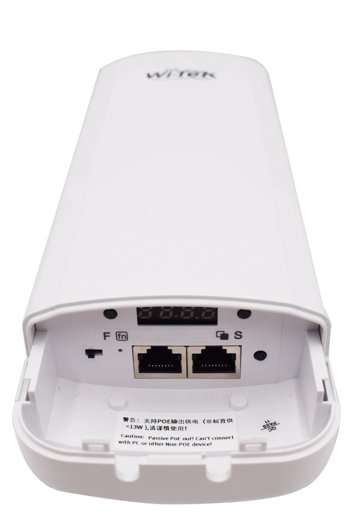 Wi-Tek External Wireless Bridge Kit, 100Mbps, 5GHz, 2 x 48VDC POE Injectors, IP54 (Up To 5KM Range)
