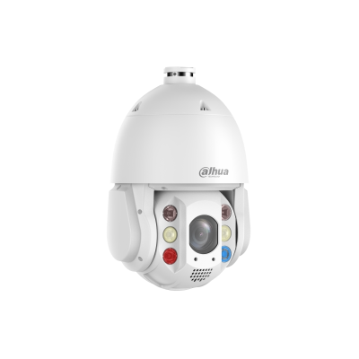 Dahua 4MP WizSense TiOC PTZ, 32x Optical Zoom (4.8–154mm), Starlight IR 150m, Auto-Tracking 3.0, Perimeter Protection, Face Detection, SMD 4.0, Active Deterrence, Built-in Mic & Speaker, MicroSD, 4G LTE, IP66