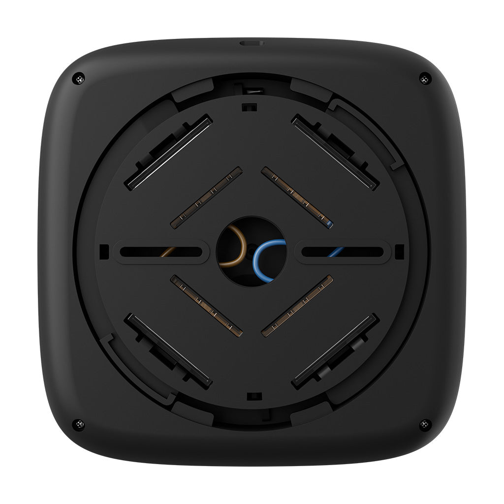Ajax Fireprotect 2 AC BLACK - Wireless 240V Power Supply Mains-Powered Smoke & Heat Detector With Sealed Backup Battery And Sounder