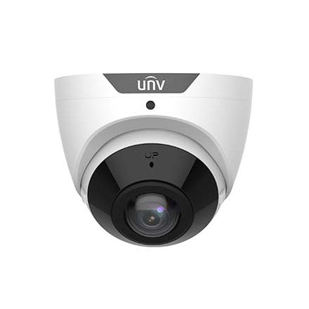 Uniview 5MP IP Prime Deep Learning AI Series 180 Degree Vandal Wide Angle Panoramic IR Turret, OmniView, Perimeter, LightHunter, 2.8mm, 120dB WDR, 20m IR, Built-in Mic, POE or 12VDC, IP67, IK10 (Wall Mount: TR-WM03-D-IN, Junction Box: TR-JB03-G-IN)