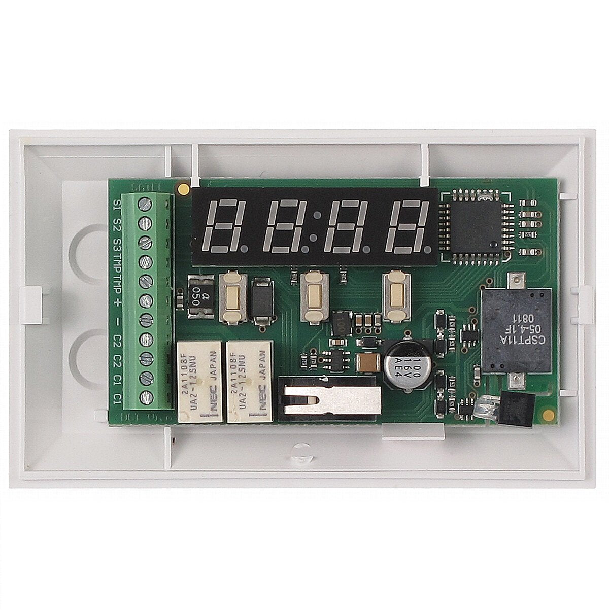 **CLEARANCE** Satel Dual Temperature Alarm Supplied With Local & 3M Remote Sensor, Separate Alarm Outputs For Low And High Temperature, Rate Of Rise.