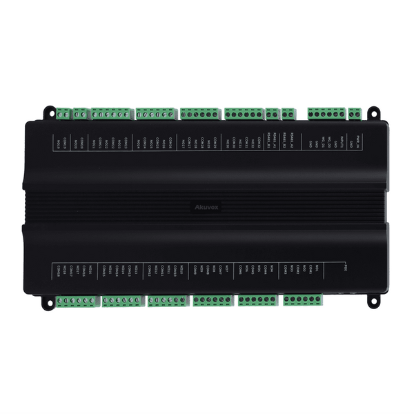 Akuvox Lift Controller, DIN Mountable, 32x Relay Output, Wiegand, Expansion Panel For Max. 64 Outputs, TCP/IP, RS485, PoE Powered