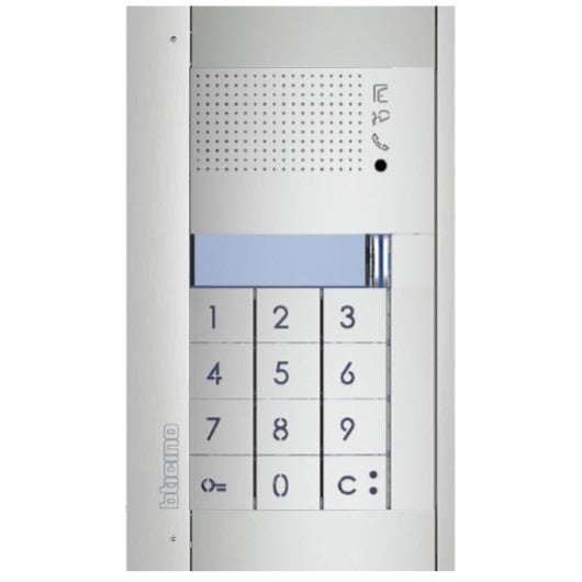 Bticino* 2W Sfera 2 Module Audio 1PB + Access Keypad Surface Mounted External Unit With Rainshield (1 x 350621, 1 x 350221, 1 x 351100, 1 x 351111, 1 x 353000, 1 x 353001, 1 x 346250)