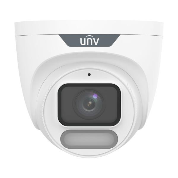 **NEW** Uniview 4MP IP Easy AI Series Wise-ISP Full Colour Turret, Perimeter, Owl-View, 2.8mm, 120dB WDR, 30m White Light, Built-in Mic, POE or 12VDC, IP67 (Wall Mount: TR-WM03-D-IN, Junction Box: TR-JB03-I-IN)