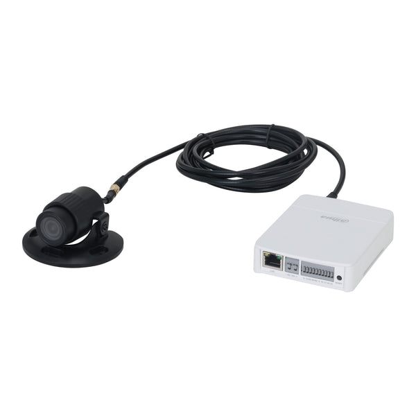 Dahua 4MP IP WizMind AI Series Pinhole Camera Kit - Includes 1 x IPC-HUM8441E-L3-S2 2.8mm, 1 x IPC-HUM8241-E1 Perimeter, Starlight, 120dB WDR, POE / 12VDC, MicroSD, Main Camera Box Unit