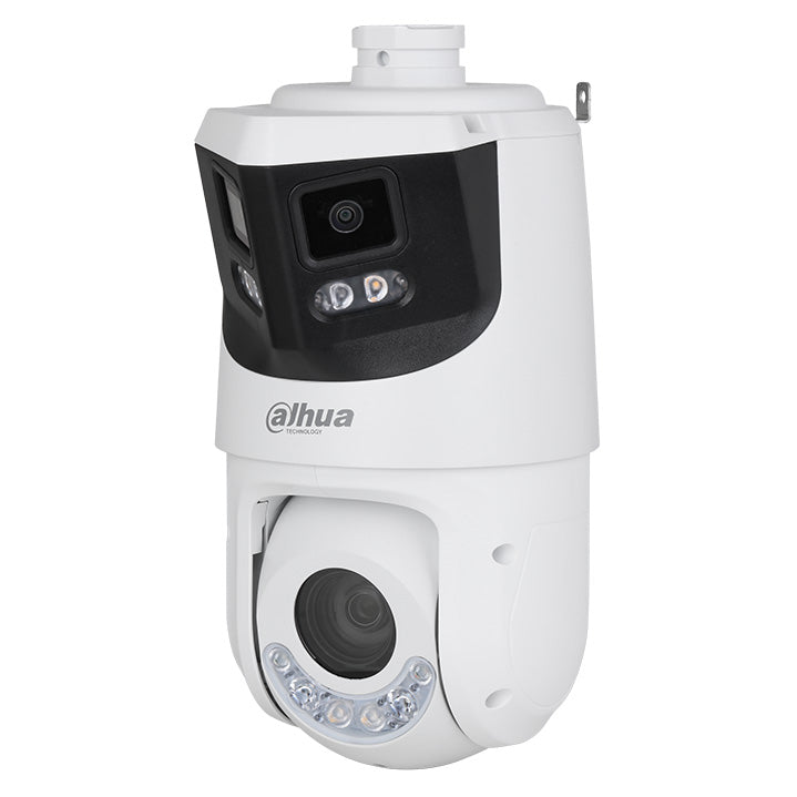 Dahua 8MP + 4MP IP X-Spans AI Series Full Colour Active Deterrence TiOC IR  **DUAL-LENS** 25x PTZ Camera, Perimeter, Auto-Tracking, PTZ / Fixed Camera Alarm Linkage, 5 -125mm, 120dB WDR, 100m IR / 50m White Light - PTZ, 30m IR / White Light - Fixed Lens