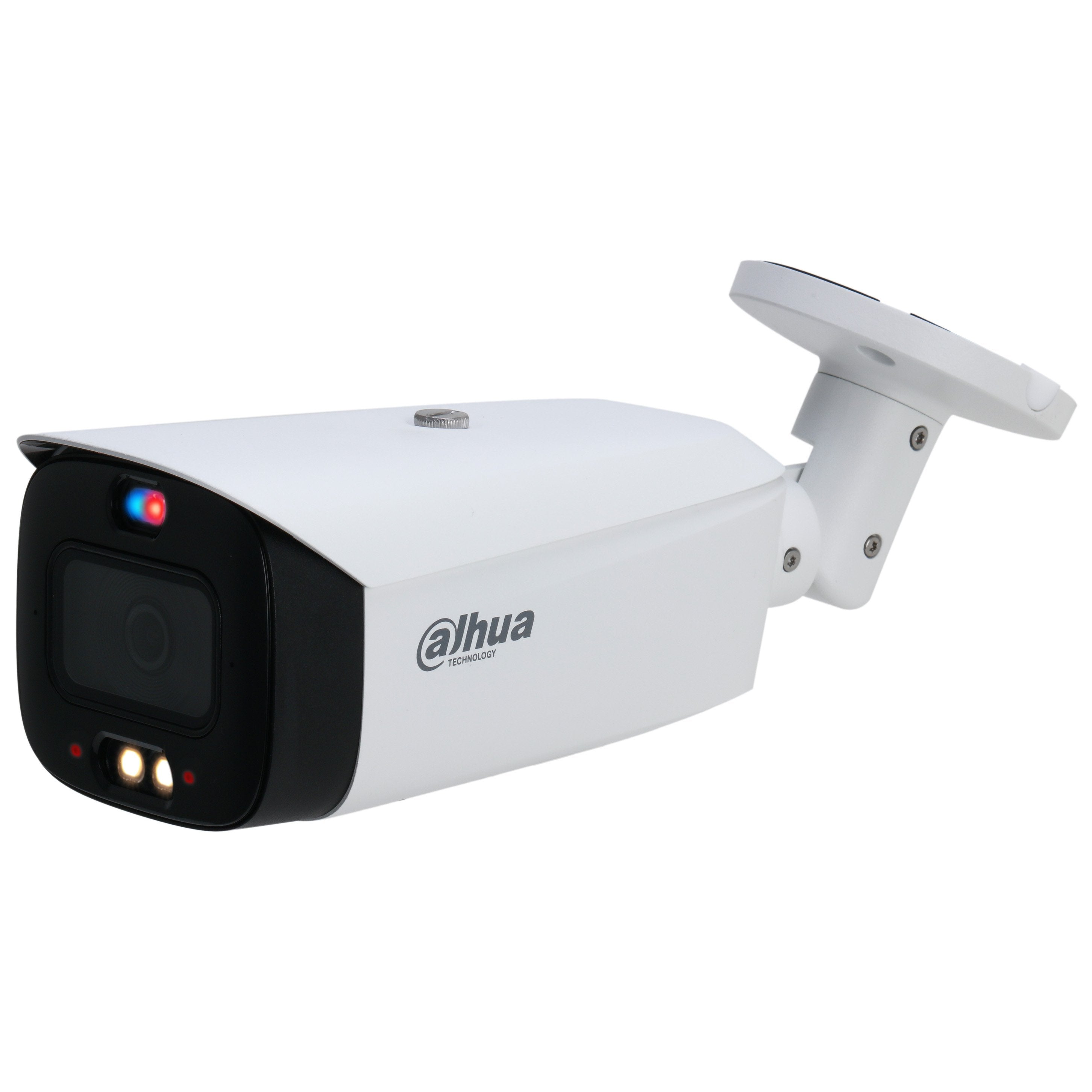 Dahua 5MP IP WizSense AI Series Motorised Full Colour Active Deterrence TiOC Bullet Camera, SMD 4.0, Quick Pick, AI SSA, Perimeter, Starlight, 2.7-13.5mm, 120dB WDR, 50m IR / 40m White Light, POE / 12VDC, IP67, MicroSD, Built-in Dual Mics / Speaker, Red /