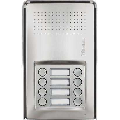 Bticino 2W Linea 100 External Unit With 8 Push Buttons (Dry Contact Relay Output Only)