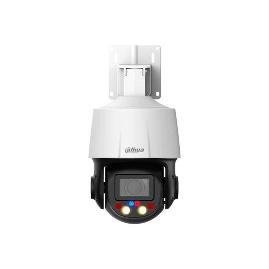 Dahua 4MP IP WizSense AI Series Full Colour Active Deterrence TiOC IR 5x PTZ, SMD 3.0, Perimeter, Face Detection, Auto-Tracking, 2.7-13.5mm, 120dB WDR, 50m IR / 30m White Light, POE / 12VDC, IP66, MicroSD, Built-in Mic / Speaker, Red / Blue Lights (Juncti