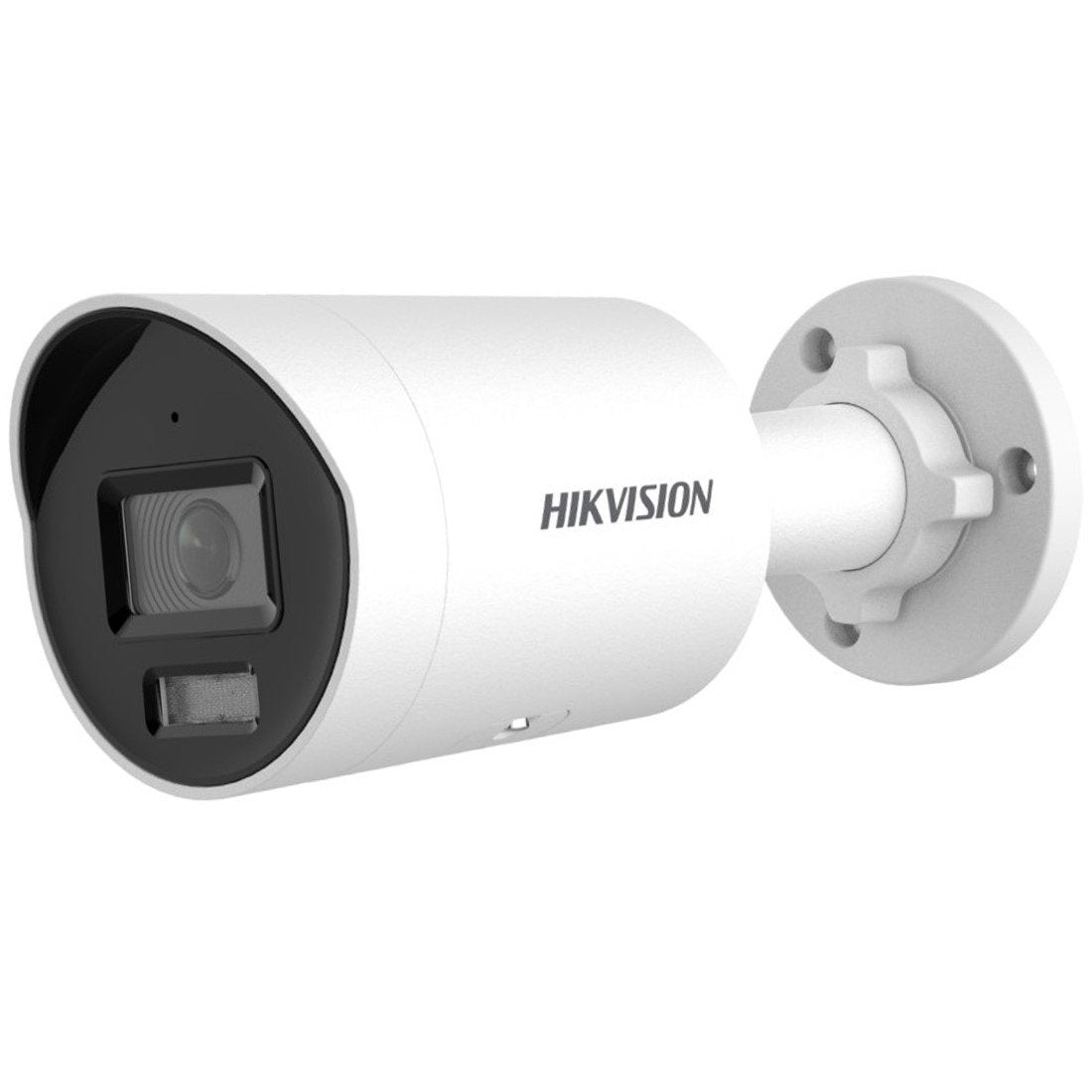 Hikvision 6MP IP Pro Series IR Mini Bullet Camera, Hybrid Light, ColorVu, Perimeter, Face Capture, 2.8mm, 130 dB WDR, 40m IR / White Light, POE / 12VDC, IP67, Built-in Mic / Speaker / White Alarm Lights, MicroSD, (Junction Box: DS-1260ZJ)