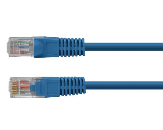 Certech 0.5M CAT6 Blue UTP Patch Lead (Also Available In Black, Grey, Purple, Red & Yellow)