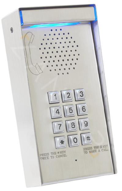 ECA Audio GSM, Wireless intercom for up to 333 units, Remote SMS Programming, 1000 x Users For Remote Gate Release or 4-digit pin code.