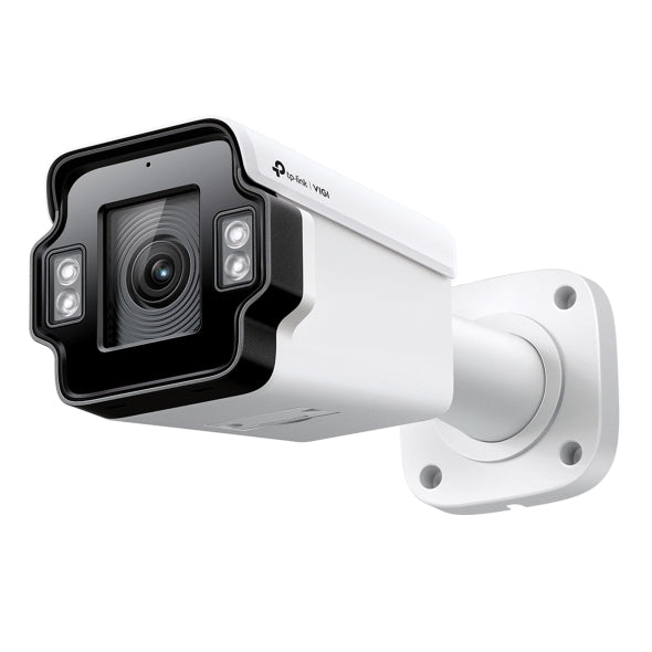 VIGI By TP-Link 4MP Varifocal Bullet, 1/2.9" CMOS, 2.7–13.5mm Motorized Lens (5x), 120dB WDR, IR 60m, Human & Vehicle Detection, People & Vehicle Analytics, Smart Detection, SmartVid (Smart IR, 3D DNR, BLC), Built-in Mic, Audio & Alarm I/O, MicroSD Slot