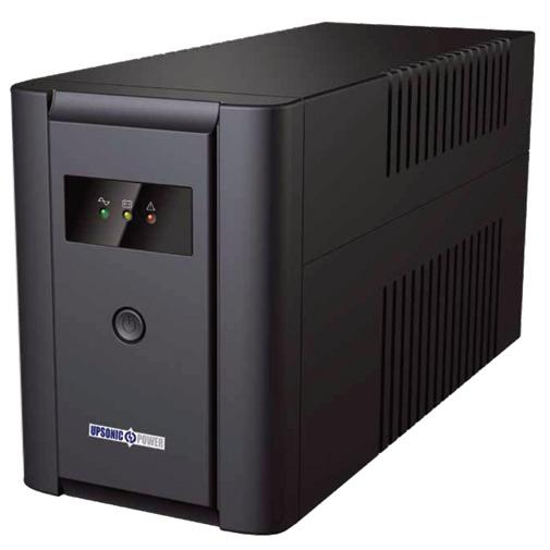 Upsonic GD Series 1500VA UPS, Line Interactive, Tower, W139 x H195 x D364mm, 9KG, 2 x 12V/7Ah Battery Capacity, 4 x AU Socket, USB Communications Port & Winpower Software