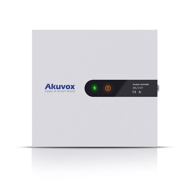 Akuvox 2-Door Controller With Enclosure, TCP/IP, Multi-Door Interlock, Anti-Passback, RS-485, OSDP, Wiegand, Emergency Door Release, Tamper Alarm, POE+, Battery Backup (Battery Not included)