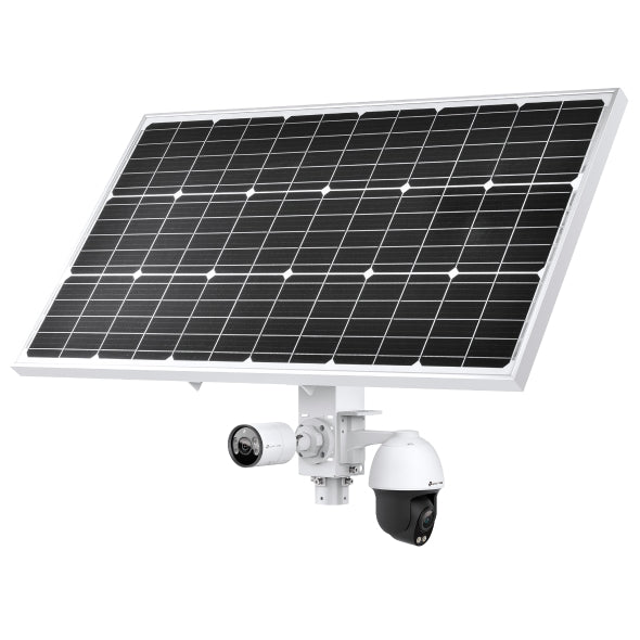 VIGI By TP-Link Intelligent Solar Power Supply System, 90W 18V Solar Panel, 30Ah 12VDC Output Battery, 500+ Cycles, Intelligent Auxiliary Heating, -30°C to 60°C Operating Range, RJ45 Ethernet, Load Control, Battery Overtemperature Protection, Battery Le