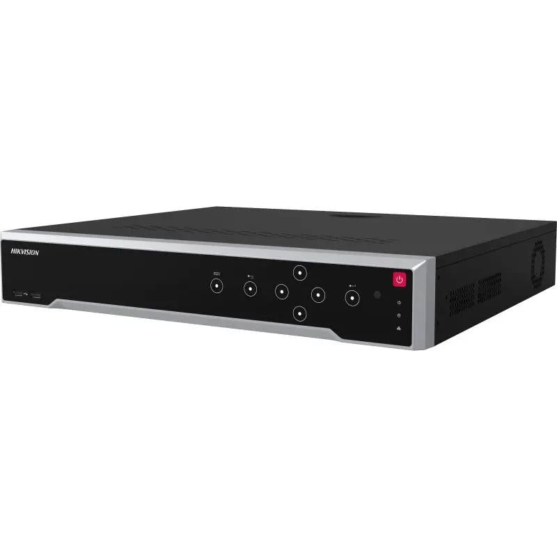 Hikvision 32 Channel Pro Series NVR, 256MB, 16 x POE, 1.5RU, 1 x VGA / 1 x HDMI, 4 HDD, 240VAC Power Input **NO HDD INSTALLED**