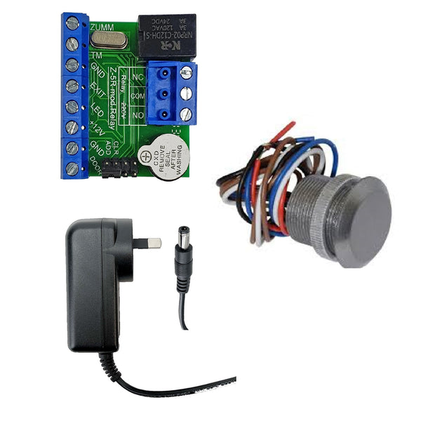 Bticino Standalone Proximity Access Control Kit Including 1 x Flush Mount EM Format Reader, 1 x Standalone Controller, 1 x Power Supply (12VDC1.5) **Suitable With Z-TAG-EM Tags**