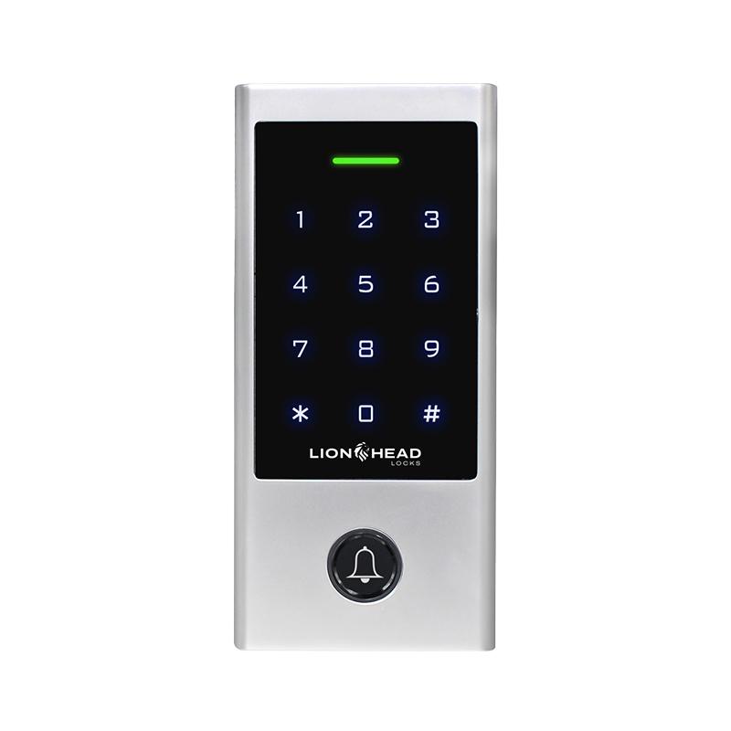 Lionhead Lock Oscar Access Control Keypad With BLE, PIN Entry, MiFare Reader, 12V DC Powered, IP66 Rating **POWER SUPPLY NOT INCLUDED**