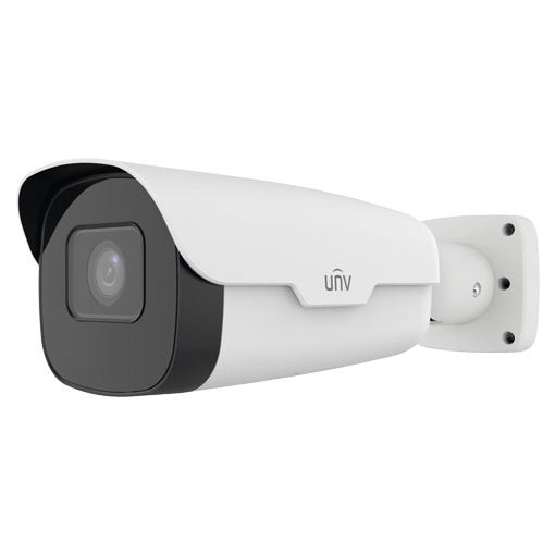 Uniview 4MP IP Prime Deep Learning AI Series Vandal IR Bullet Camera, Perimeter, People Counting, LightHunter, 2.8mm, 120dB WDR, 50m IR, Max 60FPS, MicroSD, POE or 12VDC, IP67, IK10, (Junction Box: TR-JB07-D-IN)