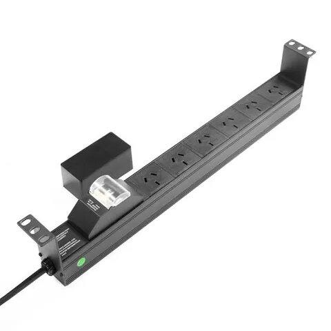Certech 1RU Horizontal PDU, 6 x 10 Amp 3 Pin Outlets