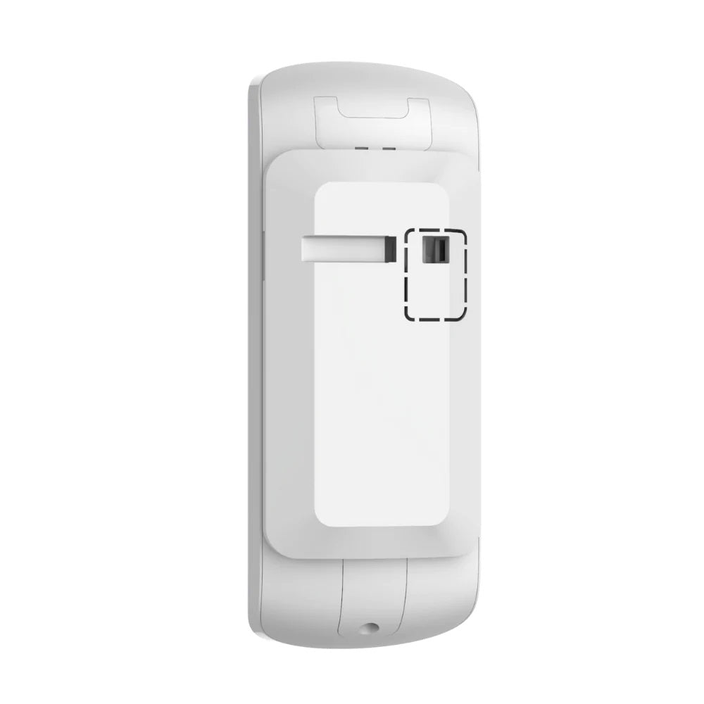 Ajax MotionCam Outdoor PhOD WHITE - 2 Way Wireless Pet Immune Dual PIR Motion Detector With Photo On Demand Verification / Anti-Mask / Outdoor Hood / Adjustable Detection Range 3-15m