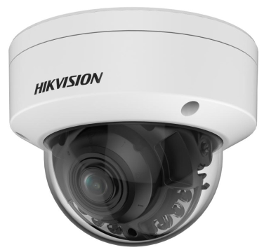 Hikvision 8MP IP Pro Series IR Motorised Vandal Dome Camera, Hybrid Light, ColorVu, Perimeter, Face Capture, 2.8mm, 130 dB WDR, 40m IR / White Light, POE / 12VDC, IP67, IK10, Built-in Mic / Speaker, MicroSD (Junction Box: DS-1280ZJ-DM46)