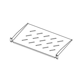 Hikvision 12RU 450mm Deep Wall Mount Cabinet With 1 x 300mm Deep Shelf, Lockable Glass Front Door, Rapid Build Flatpack, 600W x 450D x 635H mm