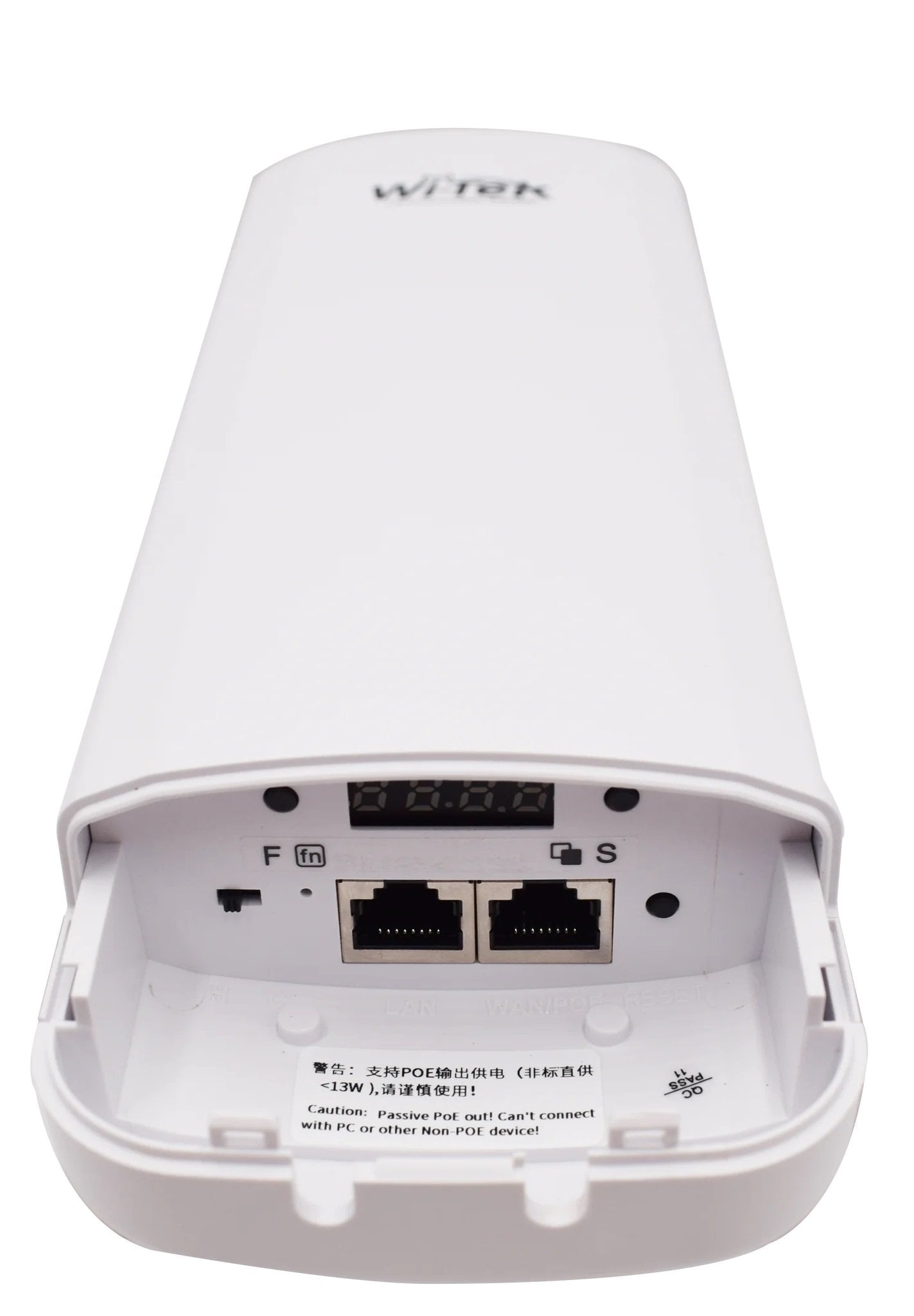 Wi-Tek External Wireless Bridge Kit, 100Mbps, 5GHz, 2 x 48VDC POE Injectors, IP54 (Up To 5KM Range)