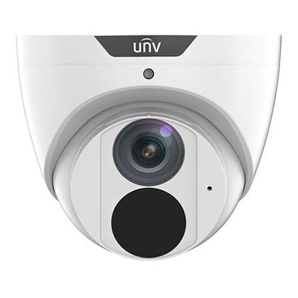 Uniview 8MP IP Prime Deep Learning AI Series IR Turret Camera, Perimeter, Low Light, 2.8mm, 120dB WDR, 30m IR, Triple Streams, Built-in Mic, POE or 12VDC, IP67 (Wall Mount: TR-WM03-D-IN, Junction Box: TR-JB03-G-IN)