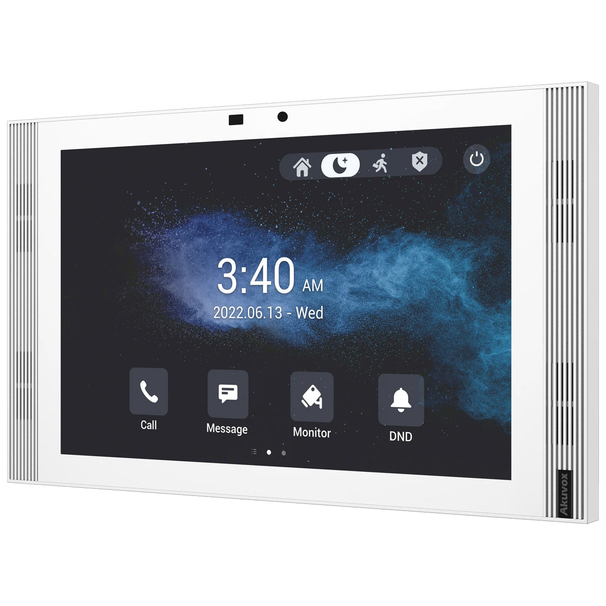 Akuvox IP 10" Video Handsfree Streamline Internal Unit With 2 x Inbuilt Dry Contact Relay Output, POE / 12VDC (Desk Mount: S567-DMT) Android Version