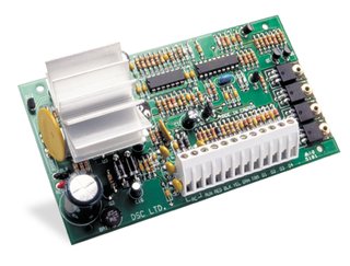 DSC* PowerSeries Supervised Power Supply Module 12VDC/1A with 4x PGM High Current Voltage Output (one per System) and requires: TEL16VAC1500MPS/6 Power Supply, SPBSA12V7 Battery & DSCPC5002C Cabinet