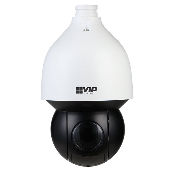 VIP Vision 2MP IP Professional Series IR 25x PTZ, Low Light, 5.4-135mm Lens, 120dB WDR, 150m IR, POE+ (802.3at) or 24VAC, IP67, IK10, MicroSD, Includes Wall Mount & AC Power Supply