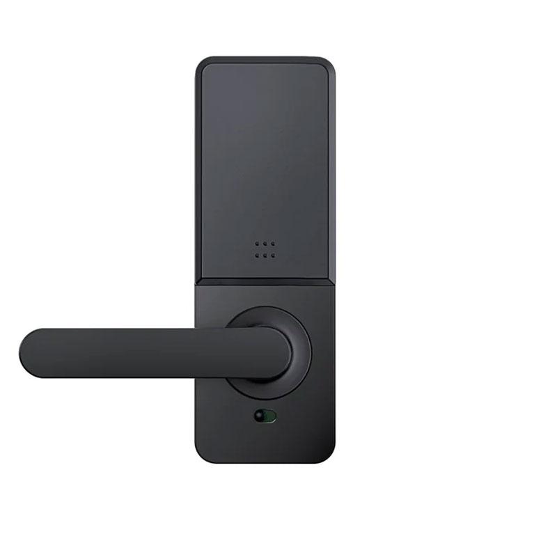 Lionhead Lock Regent Luxe Series **BLACK** Entrance Lock With BLE, PIN Entry, Fingerprint / Prox Reader, E-Key & Key Overridable Lock, 60/70mm Tubular Latch **REQUIRES 4x AA BATTERIES**