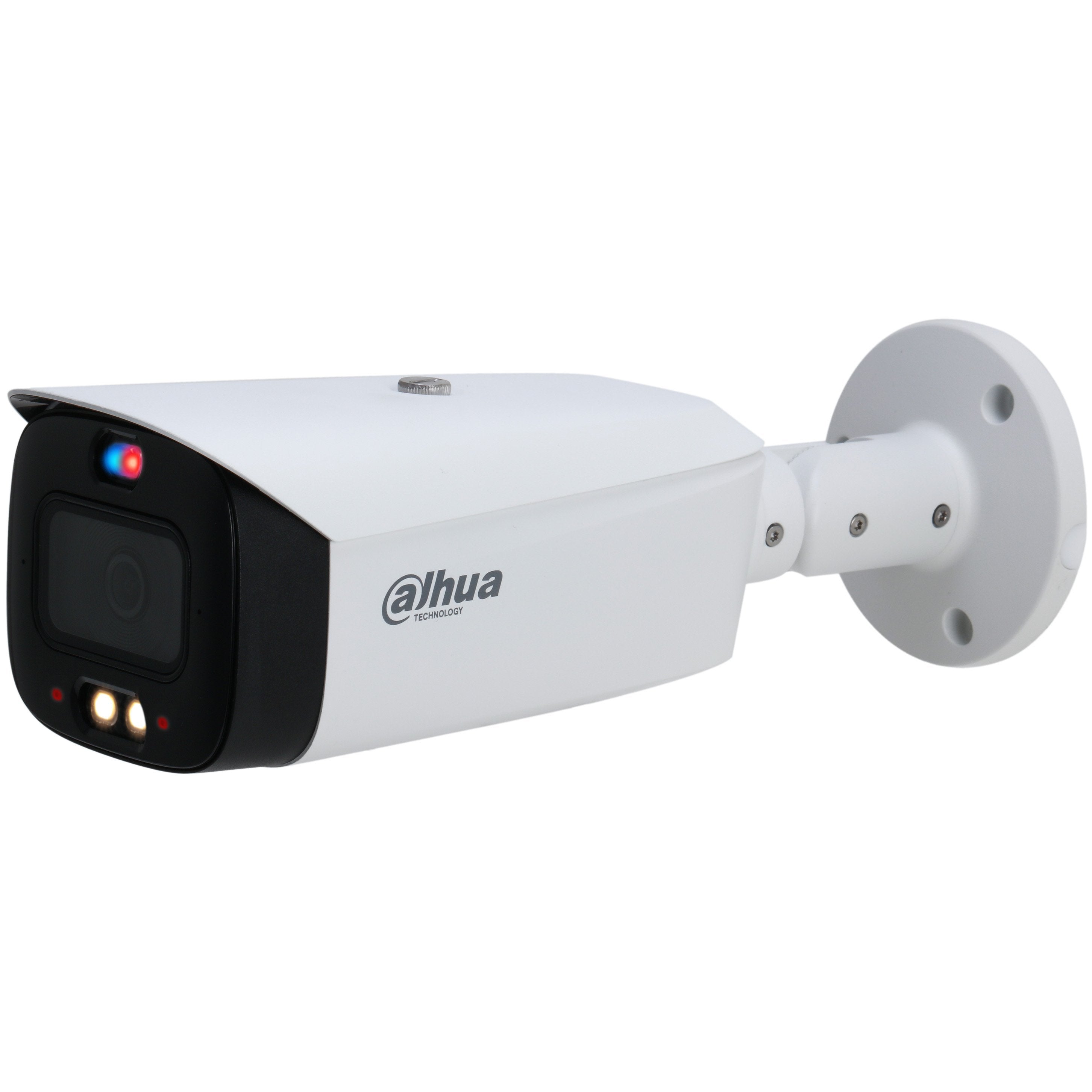 Dahua 6MP IP WizSense AI Series Full Colour Active Deterrence TiOC 2.0 Bullet Camera, SMD 4.0, Quick Pick, AI SSA, Perimeter, Starlight, 2.8mm, 120dB WDR, 30m IR / White Light, POE / 12VDC, IP67, MicroSD, Built-in Dual Mics / Speaker, Red / Blue Lights (J