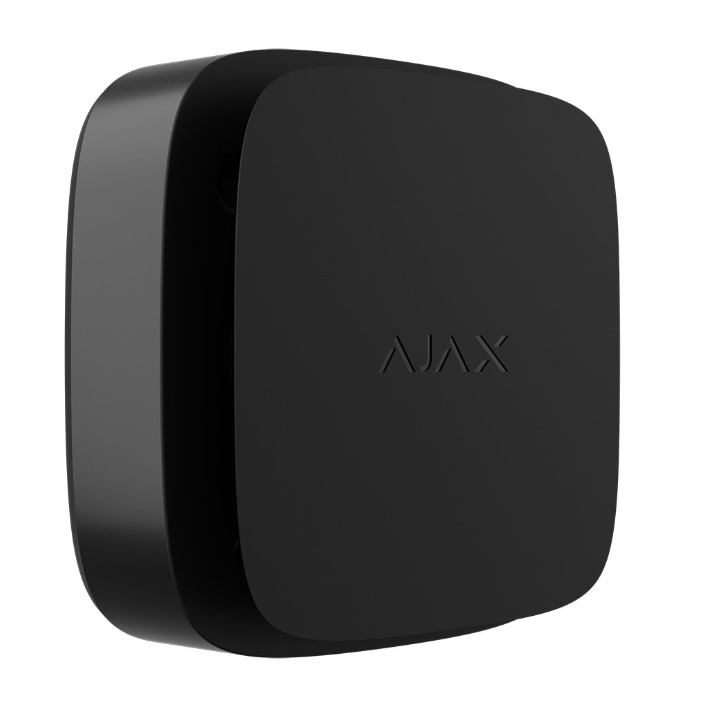 Ajax Fireprotect 2 AC BLACK - Wireless 240V Power Supply Mains-Powered Smoke & Heat Detector With Sealed Backup Battery And Sounder