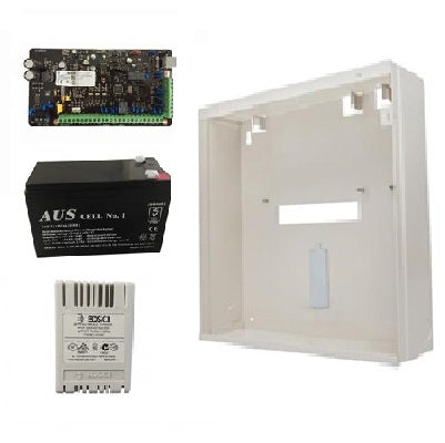 Bosch Solution 3000 Basic Starter Kit With Control Panel (ICP-SOL3-P), Enclosure (MW250), Plug Pack (PP18-1.33), Battery (BATT12-7) **NO KEYPAD, DETECTORS OR PHONE LEAD**