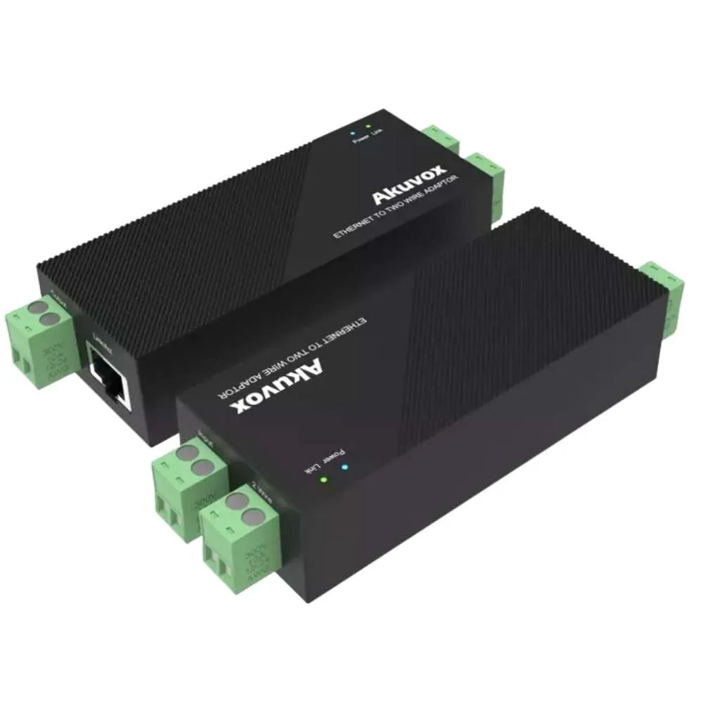 Akuvox Long Range IP To 2W Adapter, 48VDC **REQUIRES 48V PSU OR AKUVOX NS-2**