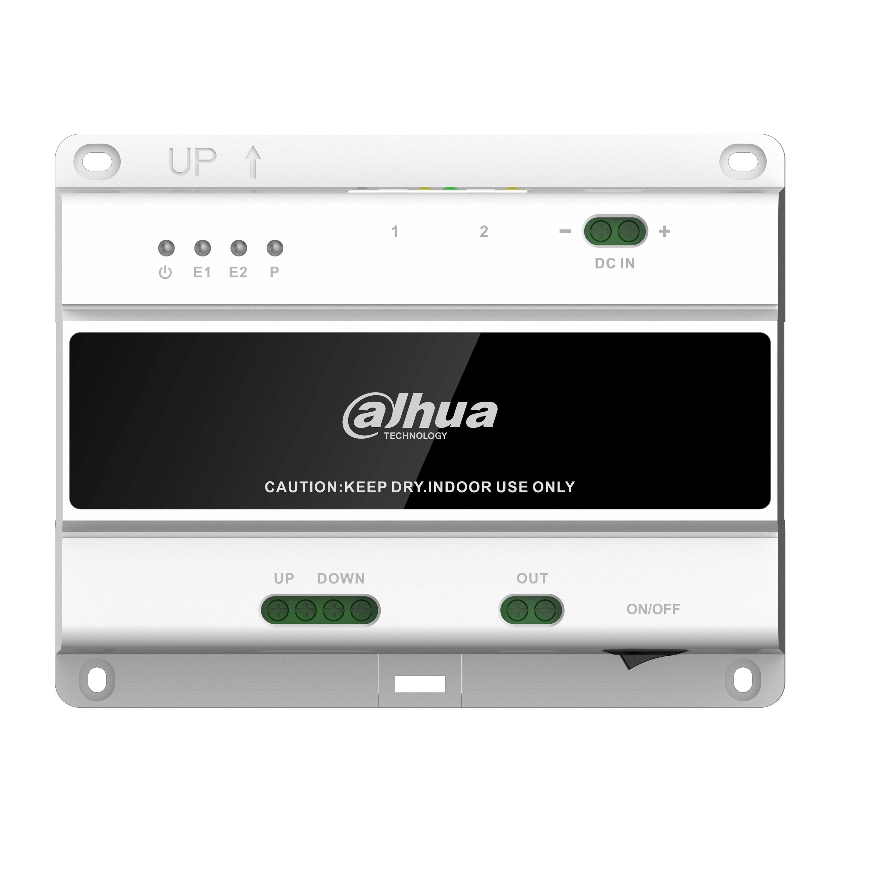 Dahua* 2 Wire Villa Network Controller, 2 Lan Port, 48VDC, (Up To Six 2 Wire Devices Connected) **MAY REQUIER 48VDC2.5 POWER SUPPLY**